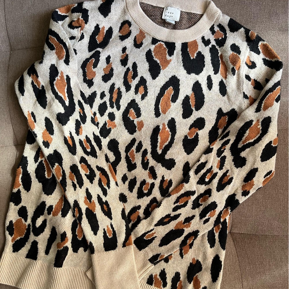 A New Day Leopard Sweater